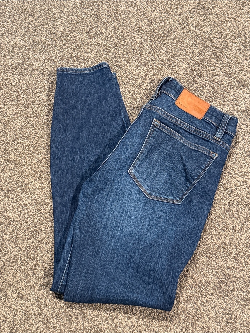 J. Crew Women's Slim Dark Blue Denim Jeans